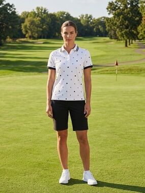 Tilley Golf Women's Icon Polo White Supima Cotton Shirt Size S/P